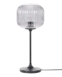 Candeeiro De Mesa Em Metal Preto E Cinzento Tosna