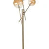 Candeeiro De Mesa Em Metal Dourado 70 Cm Tamesi