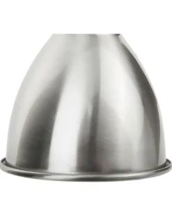 Candeeiro De Mesa Em Metal Prateado Monsan
