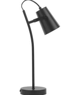 Candeeiro De Mesa Em Metal Preto Flint