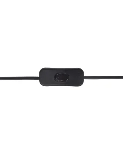 Candeeiro De Mesa Em Vidro Preto 45 Cm Wapiti