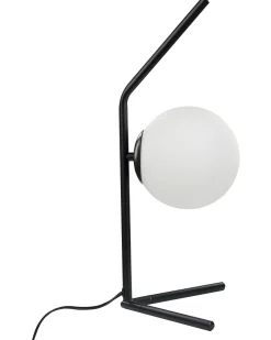 Candeeiro De Mesa Em Vidro Preto 47 Cm Wapiti