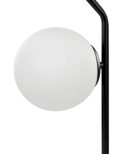 Candeeiro De Mesa Em Vidro Preto 47 Cm Wapiti