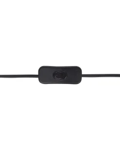 Candeeiro De Mesa Em Vidro Preto 47 Cm Wapiti