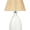 Candeeiro De Mesa Em Vidro Transparente 54 Cm Blanco
