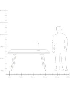 Candeeiro De Mesa Led Branco 48 Cm Dorado