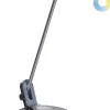 Candeeiro De Mesa Led Em Metal Preto E Prateado Com Porta Usb Corvus