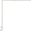 Candeeiro De Mesa Led Em Metal Prateado 120 Cm Octant