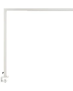 Candeeiro De Mesa Led Em Metal Prateado 120 Cm Octant