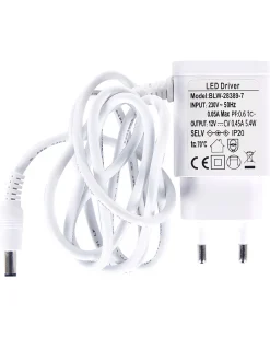 Candeeiro De Mesa Led Em Metal Branco E Prateado Com Porta Usb Corvus