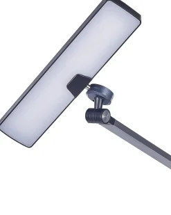 Candeeiro De Mesa Led Em Metal Preto 73 Cm Lacerta