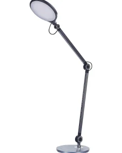Candeeiro De Mesa Led Em Metal Preto 34 Cm Eridanus