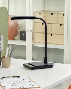 Candeeiro De Mesa Led Preto Centaurus