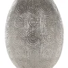 Candeeiro De Mesa Marroquino Prateado Maringa