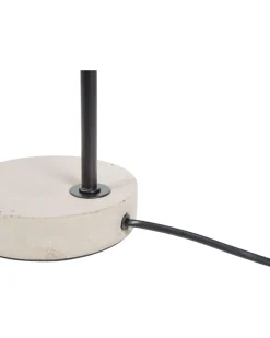 Candeeiro De Mesa Preto 37 Cm Mundaka
