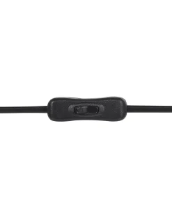 Candeeiro De Mesa Preto E Dourado Senette