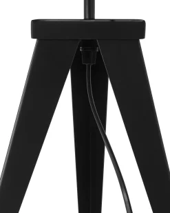 Candeeiro De Mesa Preto E Cor De Cobre Stiletto