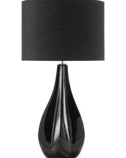 Candeeiro De Mesa Preto Santee