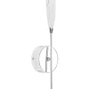 Candeeiro De Parede Com 1 Led Prateado Lukina I