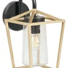 Candeeiro De Parede Dourado 33 Cm Ordie