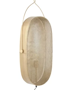 Candeeiro De Parede Em Metal Cor De Cobre Kunthi