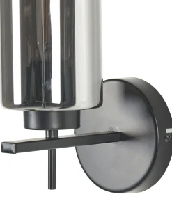 Candeeiro De Parede Em Metal Cinzento 29 Cm Puriri