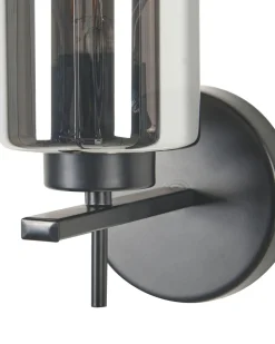 Candeeiro De Parede Em Metal Cinzento 29 Cm Puriri