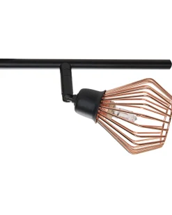 Candeeiro De Parede Em Metal Cobre Volga S