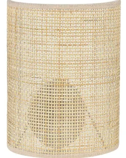Candeeiro De Parede Em Rattan Natural Demitrie