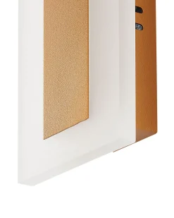 Candeeiro De Parede Led Com Dourado 60 Cm Rosalie