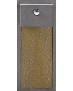 Candeeiro De Parede Led Com Sensor De Movimento Cinzento 40 Cm Carron
