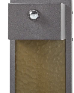 Candeeiro De Parede Led Com Sensor De Movimento Cinzento 40 Cm Carron