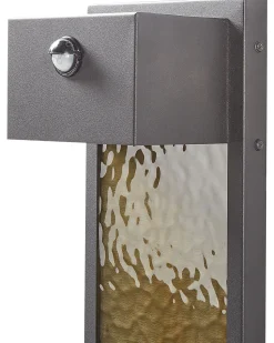 Candeeiro De Parede Led Com Sensor De Movimento Cinzento 40 Cm Carron