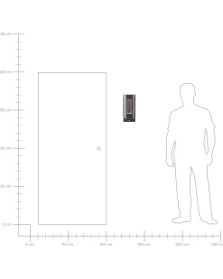 Candeeiro De Parede Led Com Sensor De Movimento Castanho Fruid