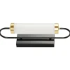 Candeeiro De Parede Led Em Metal Preto E Dourado 43 Cm Jacobs