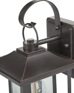 Candeeiro De Parede Preto 34 Cm Almond