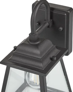 Candeeiro De Parede Preto 33 Cm Garry