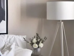 Candeeiro De Pe 156 Cm Branco Stiletto