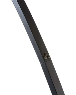 Candeeiro De Pe Com Abajur Preto 188 Cm Benue