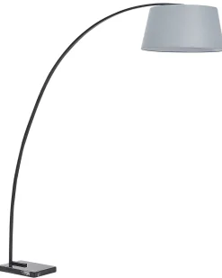 Candeeiro De Pe Com Abajur Cinzento 188 Cm Benue