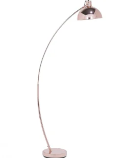 Candeeiro De Pe Curvo 155 Cm Cor De Cobre Dintel