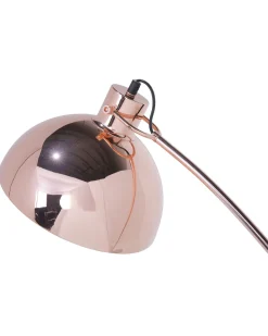 Candeeiro De Pe Curvo 155 Cm Cor De Cobre Dintel