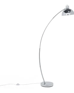 Candeeiro De Pe Curvo 155 Cm Cromado Dintel