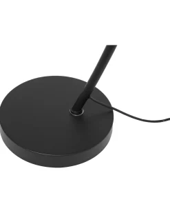Candeeiro De Pe Curvo 155 Cm Preto Dintel