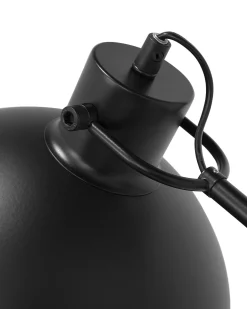 Candeeiro De Pe Curvo 155 Cm Preto Dintel