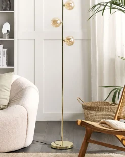 Candeeiro De Pe Dourado 154 Cm Ramis