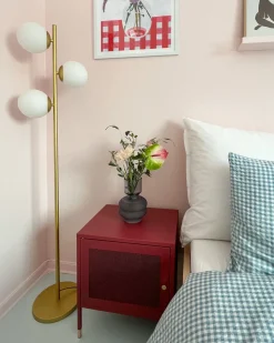 Candeeiro De Pe Dourado 153 Cm Wadi