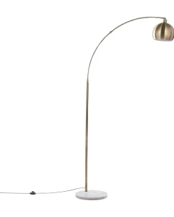 Candeeiro De Pe Dourado 210 Cm Paroo