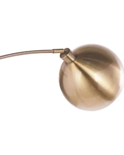 Candeeiro De Pe Dourado 210 Cm Paroo