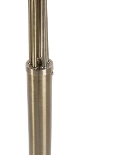 Candeeiro De Pe Em Metal Dourado Flinders